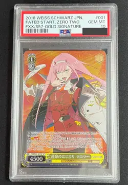 PSA 10 Signed Weiss Schwarz DARLING in the FRANX FXX/S57-001SP SP Zero Two - Image 1