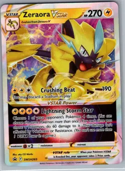 Zeraora VSTAR SWSH265 SWSH: Sword & Shield Promo Cards - Pokemon Card - NM - Image 1