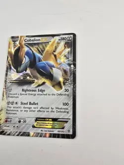 Cobalion EX 93/135 Plasma Storm Ultra Rare Pokemon Card VLP - Image 2