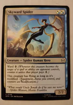 Skyward Spider (0146) – Universes Beyond: Spider-Man – NM – Magic the Gathering - Image 1