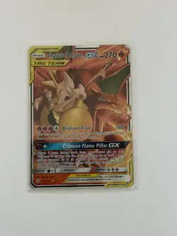 Pokemon Charizard and Braixen GX Tag Team 22/236 Cosmic Eclipse - Image 1