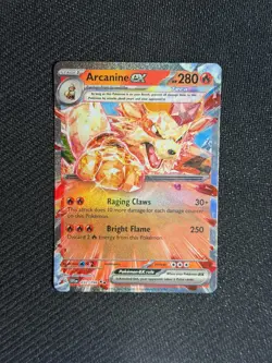 Arcanine ex 032/198 Double Rare Scarlet & Violet Pokemon Near Mint - Image 2