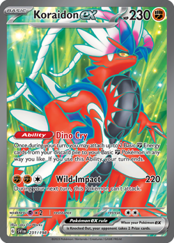 Koraidon ex 231/198 Ultra Rare Scarlet & Violet Pokemon Near Mint - Image 1