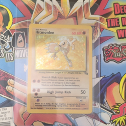 Wizards of the Coast Pokemon TCG Hitmonlee 7/62 Fossil Holo Rare 60 HP 1999 - Image 1
