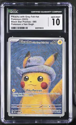 Pikachu with Grey Felt Hat 085 Sv: Scarlet & Violet Promo Cards Regular - Image 1
