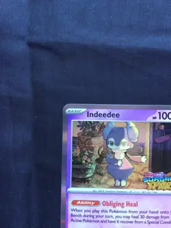 Pokemon: Surging Sparks Staff Prerelease Promo: Indeedee 154 - Image 3