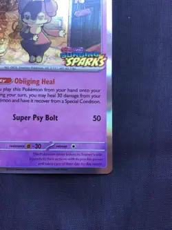 Pokemon: Surging Sparks Staff Prerelease Promo: Indeedee 154 - Image 5