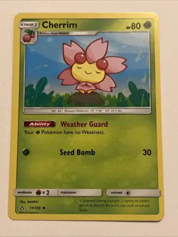 Cherrim 11/156 Sun & Moon Ultra Prism Uncommon Pokemon - Image 1