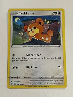 Teddiursa 122/189 • Non-Holo • Astral Radiance • Pokemon TCG • NM - Image 1