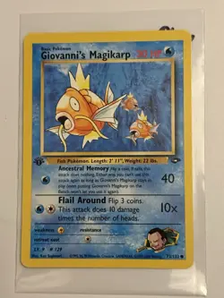Giovanni's Magikarp 1st Edition Gym Challenge 73/132 Pokemon TCG LP - Image 1