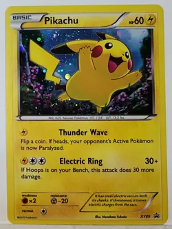 Pikachu XY89 Cosmos Holo Rare Pokemon TCG Black Star Promo - Image 1
