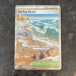 The Pokemon Company Surfing Beach 114/086 Trainer Stadium Foil EN - Image 1