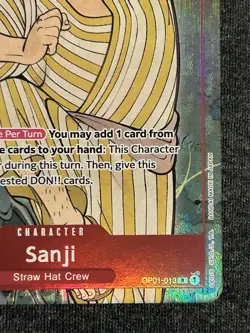 One Piece Sanji 1st Anniversary Set English Version NM Exclusive Promo - Image 4