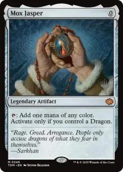 Mox Jasper - Damaged / Poor MTG Promo Pack: Tarkir: Dragonstorm - Image 1