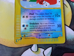 Seaking 59/147 Reverse Holo Aquapolis Pokemon Card - Image 4