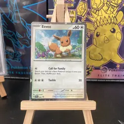 Pokemon TCG Eevee Holo Card SVP 043 - Image 1