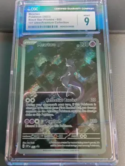 Mewtwo 052 Sv: Scarlet & Violet Promo Cards Holo CGC 9 - Image 2