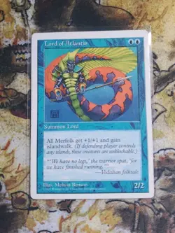 Lord of Atlantis MP, English MTG Fifth Edition - Image 1