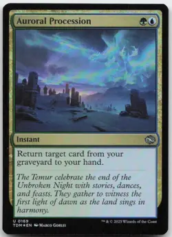MTG: Tarkir: Dragonstorm Auroral Procession : Foil NM U - Image 1