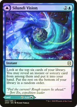 MTG - Silundi Vision / Silundi Isle - Foil - ZNR - Magic the Gathering - Image 1