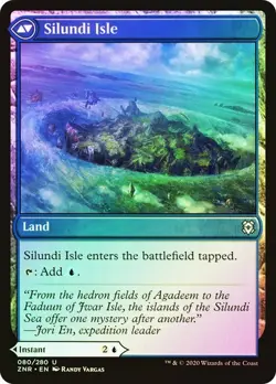 MTG - Silundi Vision / Silundi Isle - Foil - ZNR - Magic the Gathering - Image 2