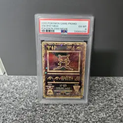 Pokemon Ancient Mew PSA 6. Pokemon 2000 Movie Card. EX-MT 6 - Image 1