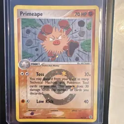Pokemon Primeape 70 HP Holo Rare 28/112 EX FireRed & LeafGreen 2004 Nintendo - Image 1