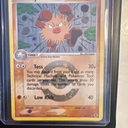 Pokemon Primeape 70 HP Holo Rare 28/112 EX FireRed & LeafGreen 2004 Nintendo - Image 3