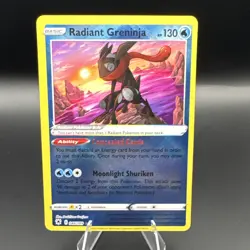Pokemon Radiant Greninja Radiant Rare Holo 046/189 Astral Radiance 130HP EN - Image 1
