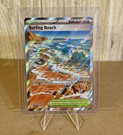 Surfing Beach Holo Chaos Rising Ultra Rare 114/086 Pokemon TCG - Image 1