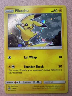 TCG Pokemon SM Black Star Promos Pikachu Holo #SM98 - Image 1
