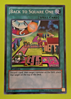 Yu-Gi-Oh Back to Square One 1st Edition Super Rare BPW2-EN072 Nm - Image 1