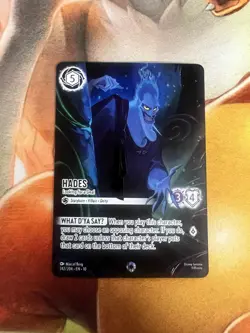 Hades 242/204 Iconic Looking for a Deal Near Mint Whispers Disney Lorcana TCG - Image 1
