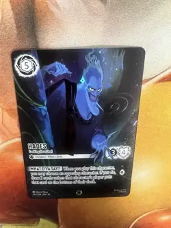 Hades 242/204 Iconic Looking for a Deal Near Mint Whispers Disney Lorcana TCG - Image 2