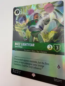 Disney Lorcana Buzz Lightyear Space Ranger 211/204 Epic Wilds Unknown Holo - Image 2