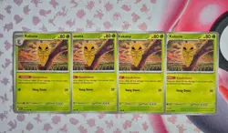 Pokemon Card - Kakuna - 002/086 - ×4 - Chaos Rising - Playset - Image 1