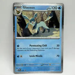 Glaceon 171 Pokemon SV: Scarlet & Violet Black Star Promo Card Holo 2025 NM - Image 1