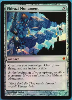 Eldrazi Monument FOIL Zendikar NM Artifact Mythic Rare CARD (514691) ABUGames - Image 1