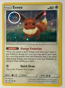 🌀SWIRL🌀Eevee - 101/149 Miscellaneous Cards & Products Cosmos Holo MINT - B64 - Image 1