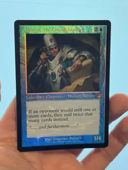 1X FOIL Bruvac the Grandiloquent RETRO FRAME MINT MTG Magic RVR Old Border EDH - Image 2