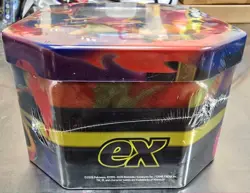 Pokemon TCG Mega Charizard Y ex Tin Factory Sealed 4 Booster Packs Promo - Image 5