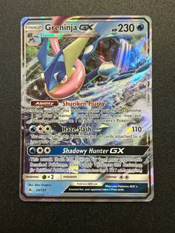 Pokemon TCG Greninja GX 24/131 - NM - Forbidden Light - Image 1