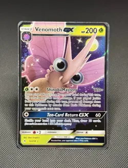 Pokemon TCG: Venomoth GX 12/214 - Ultra Rare - Unbroken Bonds - *NM* - Image 1
