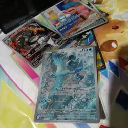 Pokemon TCG Articuno 161/159 SV09 Illustration Rare Holo Full Art - Image 3