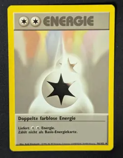 Doppelte farblose Energie 96/102 Base Set Deutsch NM Pokemon - Image 1