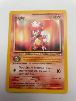 Magby - 23/111 - Pokemon Neo Genesis Unlimited Rare Card WOTC NM - Image 1