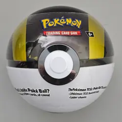 Pokemon TCG Ultra Ball Tin 2025 D25 with 3 Booster Packs 2 Sticker Sheets SEALED - Image 1