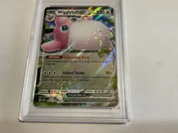 2023 Pokemon 151 Wigglytuff ex #040 Extended Art DOUBLE RARE PSA 9 MINT - Image 2
