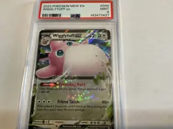 2023 Pokemon 151 Wigglytuff ex #040 Extended Art DOUBLE RARE PSA 9 MINT - Image 3