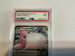 2023 Pokemon 151 Wigglytuff ex #040 Extended Art DOUBLE RARE PSA 9 MINT - Image 4